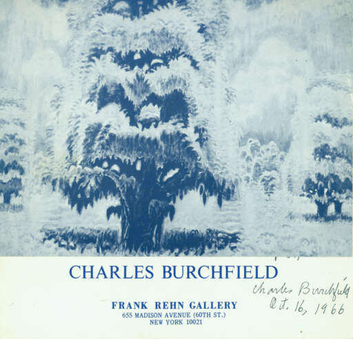 Autographed Exhibition Flyer