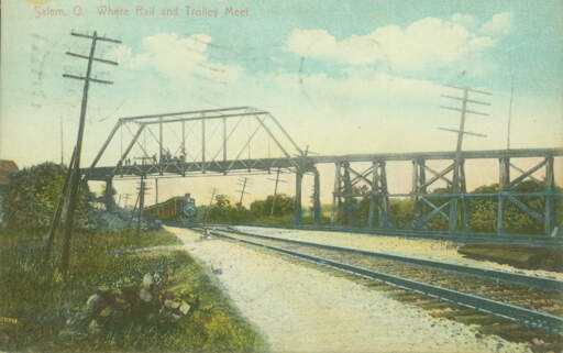Salem, O. Where Rail and Trolley Meet